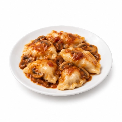 Seattle Sutton's Healthy Eating Pierogi in Mushroom and Tomato Gravy 1200 Calorie Plan