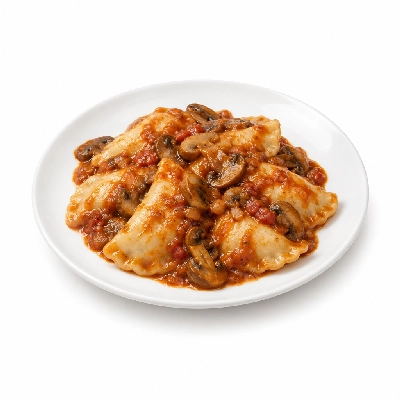 Seattle Sutton's Healthy Eating Pierogi in Mushroom and Tomato Gravy 1500 Calorie Plan