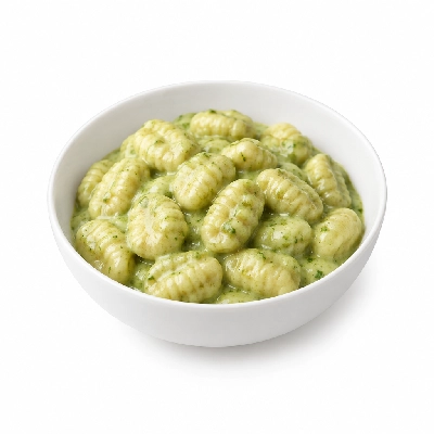 Seattle Sutton's Healthy Eating Potato Gnocchi with Pesto Cream Sauce 2000 Calorie Plan