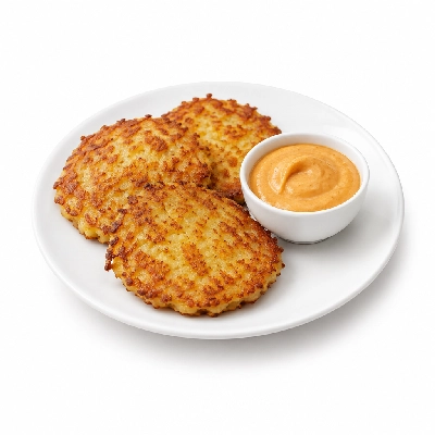 Seattle Sutton's Healthy Eating Potato Pancakes with Smoked Veggie Cream 1200 Calorie Plan