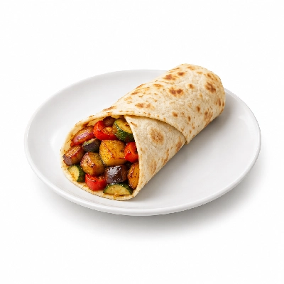 Seattle Sutton's Healthy Eating Roasted Vegetable Wrap 1200 Calorie Plan