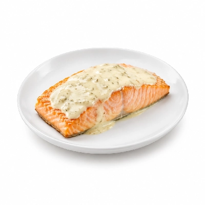 Seattle Sutton's Healthy Eating Salmon with Creamy Dill Sauce 2000 Calorie Plan