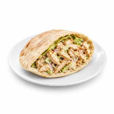 Seattle Sutton's Healthy Eating Smoky Chick'n Salad Pita 1500 Calorie Plan