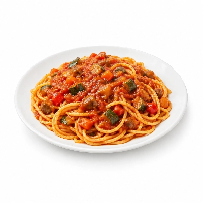 Seattle Sutton's Healthy Eating Spaghetti and Veggie Bolognese Sauce Vegetarian Plan