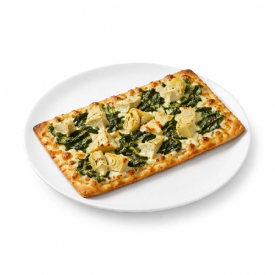 Seattle Sutton's Healthy Eating Spinach Artichoke Flatbread Pizza 1200 Calorie Plan