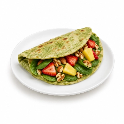 Seattle Sutton's Healthy Eating Spinach Fruit and Nut Pita Vegetarian Plan