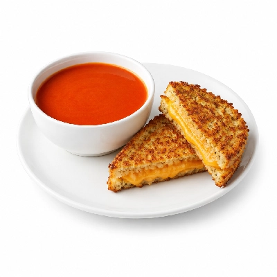 Seattle Sutton's Healthy Eating Tomato Soup & Cauliflower-Crusted Grilled Cheese 1200 Calorie Plan