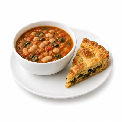 Seattle Sutton's Healthy Eating Tuscan Bean Soup and Crostata 1200 Calorie Plan