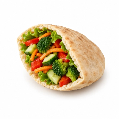 Seattle Sutton's Healthy Eating Veggie Pita Pocket 1200 Calorie Plan