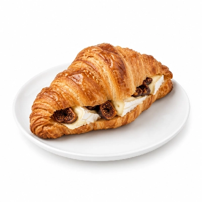 Seattle Sutton's Healthy Eating Wheat Croissant with Figs and Brie 1500 Calorie Plan