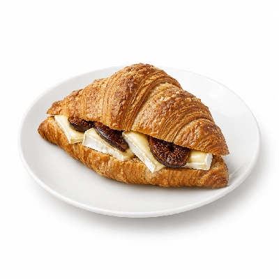 Seattle Sutton's Healthy Eating Whole Grain Croissant with Figs and Brie 1200 Calorie Plan