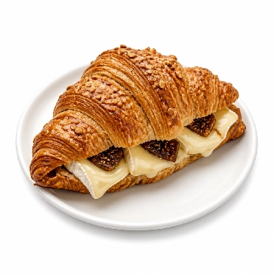 Seattle Sutton's Healthy Eating Whole Grain Croissant with Figs & Brie Vegetarian Plan