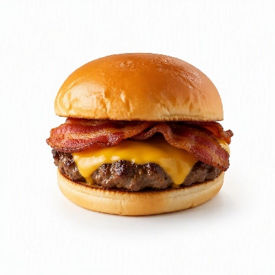 Shake Shack Burgers Bacon Cheeseburger Single