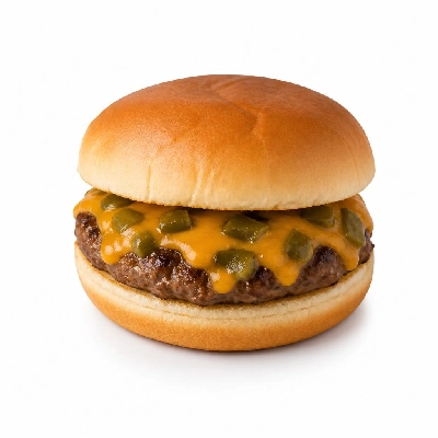 Shake Shack Burgers Green Chile CheddarShack Single