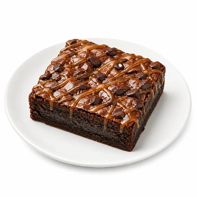 Shake Shack Concrete Mix-Ins Salted Caramel Chocolate Brownie (Larder Baking Company)