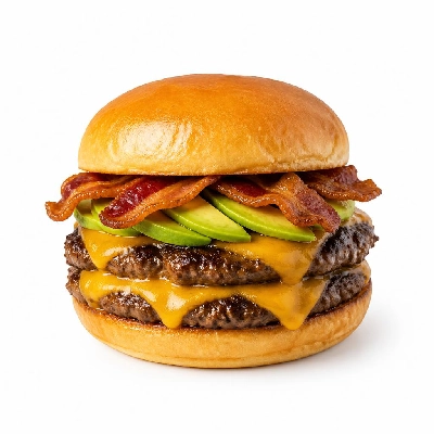 Shake Shack Double Avocado Bacon Burger