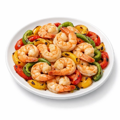 Sheet Pan Shrimp and Peppers