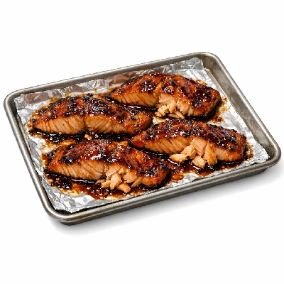 Sheet Pan Teriyaki Salmon Dinner