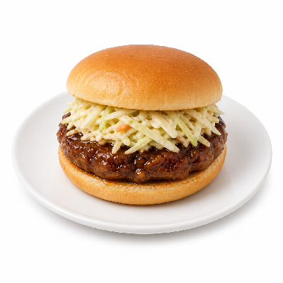 Sheetz Burgerz Carolina Slaw Burger