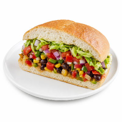 Sheetz Southwest Veggie Sub Half