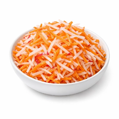 Shredded Carrots and Radishes