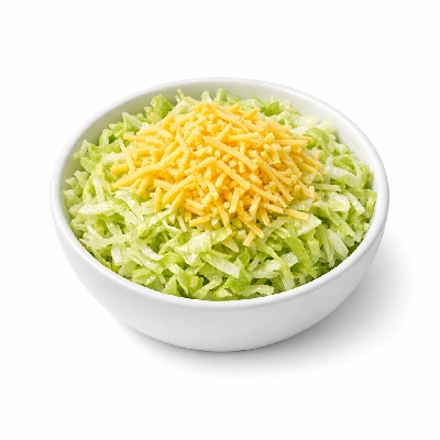 Shredded Lettuce with Cheese