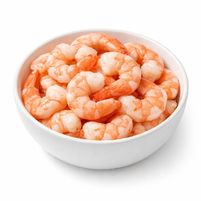 Shrimp cooked no added fat