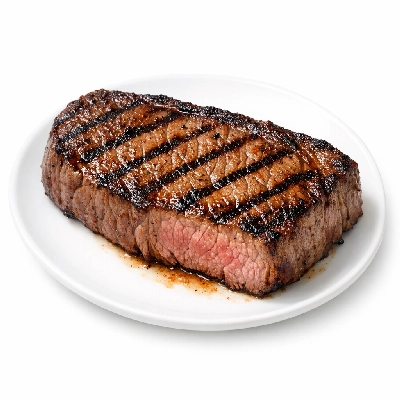 Sirloin steak from restaurant