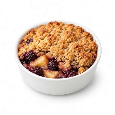 Sizzling Pubs Apple and Blackberry Crumble