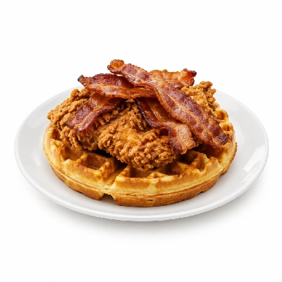 Sizzling Pubs Chicken and Bacon Waffle