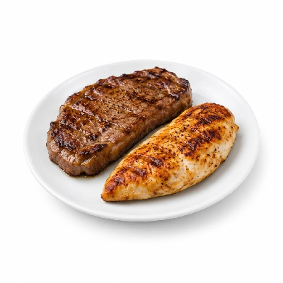 Sizzling Pubs Steak & Chicken Combo