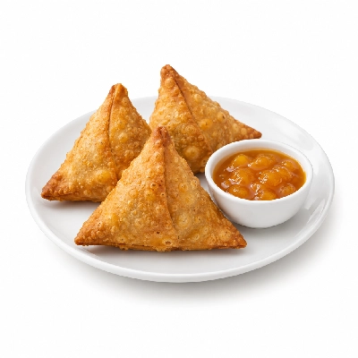 Sizzling Pubs Vegetable Samosas with Mango Chutney