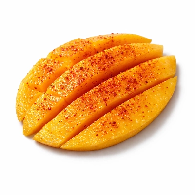 Sliced Mango with Chili Powder