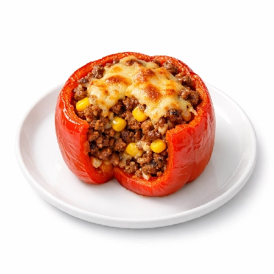 Slow Cooker Stuffed Peppers with Ground Beef Corn and Cheese