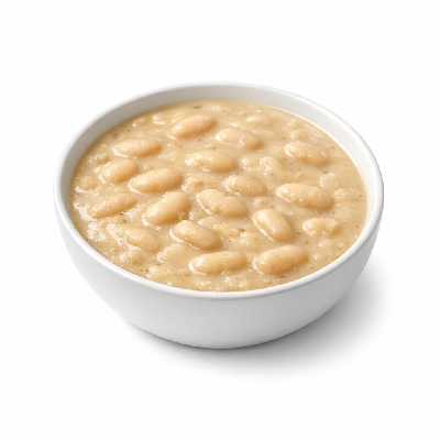 Slow Cooker White Bean Soup & Pear