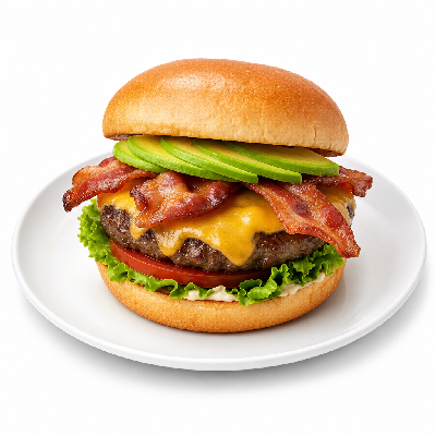 Smashburger Avocado Bacon Club Burger