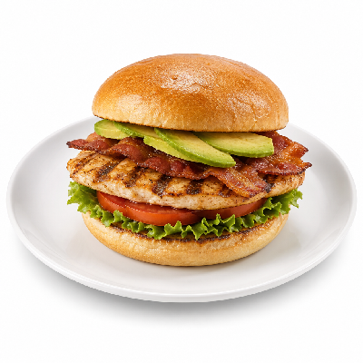 Smashburger Avocado Bacon Club Grilled Chicken Sandwich