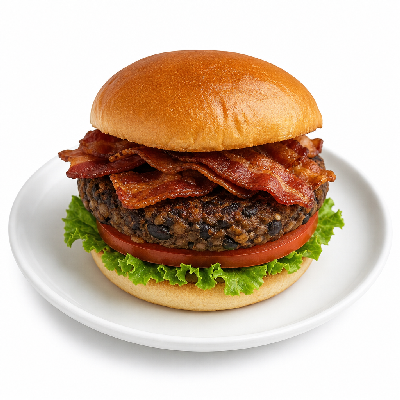 Smashburger Bacon Smash Black Bean Burger