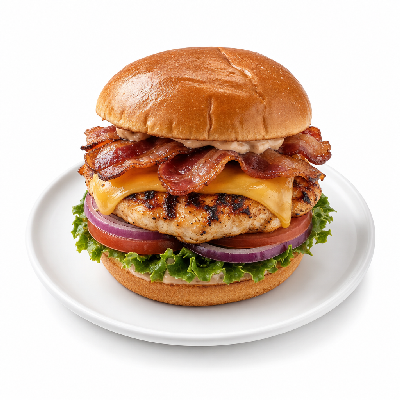 Smashburger Bacon Smash Grilled Chicken Burger
