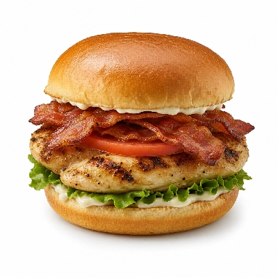 Smashburger Bacon Smash Grilled Chicken Sandwich