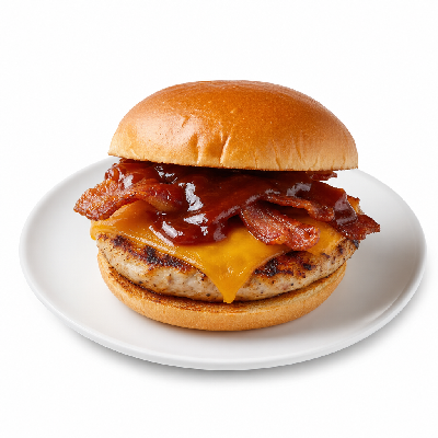 Smashburger BBQ Bacon Cheddar Turkey Burger