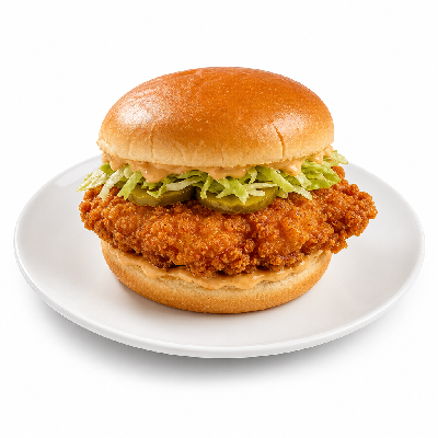 Smashburger Classic Smash Crispy Chicken Burger