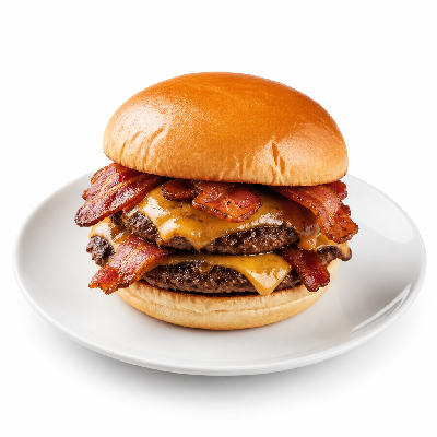 Smashburger Double Bacon Smash Burger