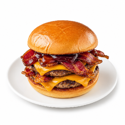 Smashburger Double BBQ Bacon Cheddar Burger