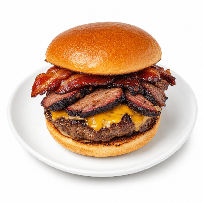 Smashburger Double Smoked Bacon Brisket Burger