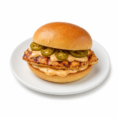 Smashburger Spicy Jalapeno Baja Grilled Chicken Burger