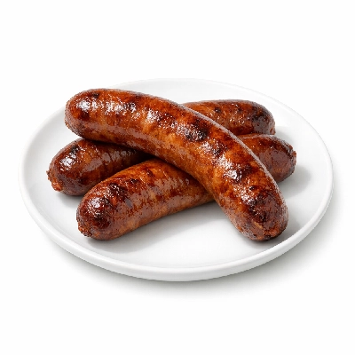 Smoked bratwurst beef and pork