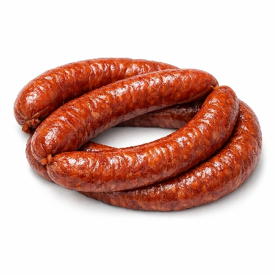 Smoked pork sausage links