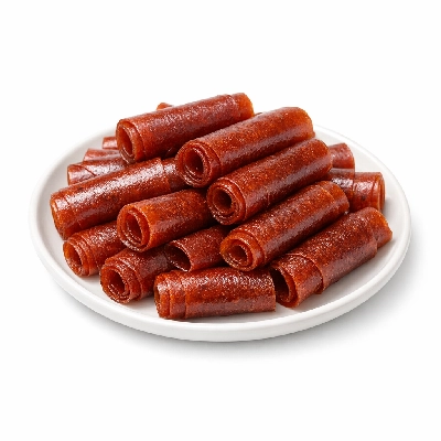 Snacks fruit leather rolls