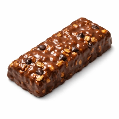 Snacks granola bars soft coated milk chocolate coating chip